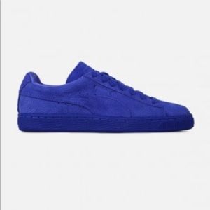 Blue Suede Puma Sneakers